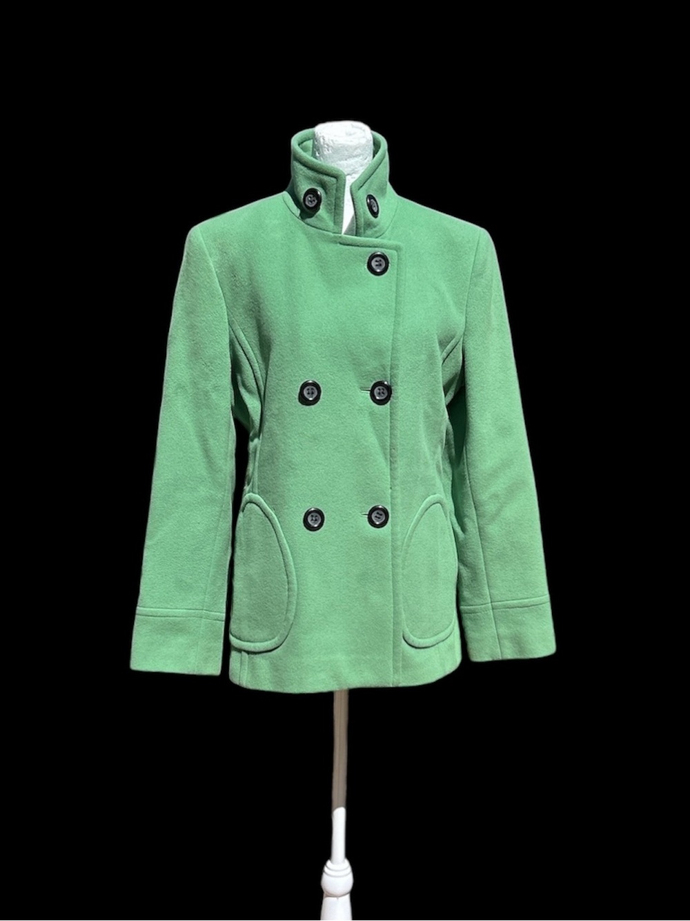 Collection by Gallery GC Blazer Pea Coat Lime Green